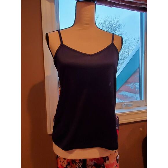 Liz Claiborne PM American Navy Multi Color Floral Top & Black Camisole NWT - Picture 7 of 12